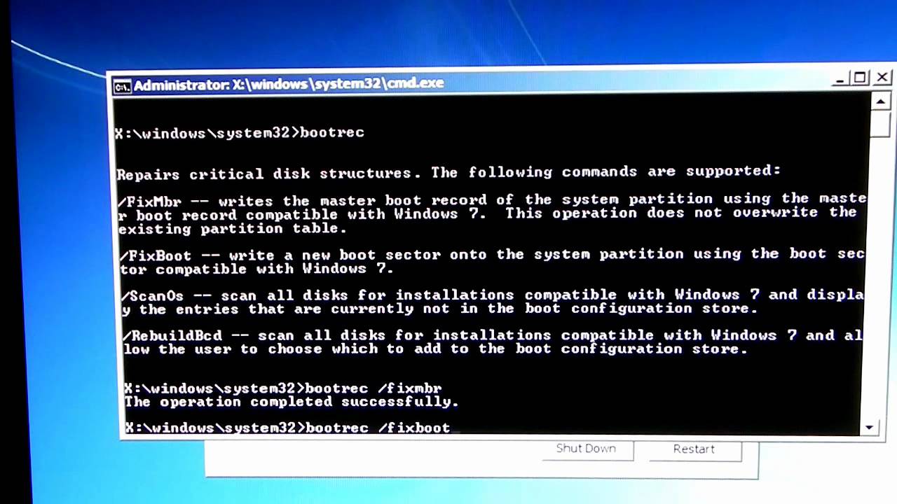 Repair Windows 7 Without Disc